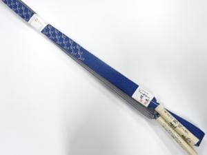 大特価品　未使用品　雅織工房　本藍染　桂秀　正絹　手組帯締め